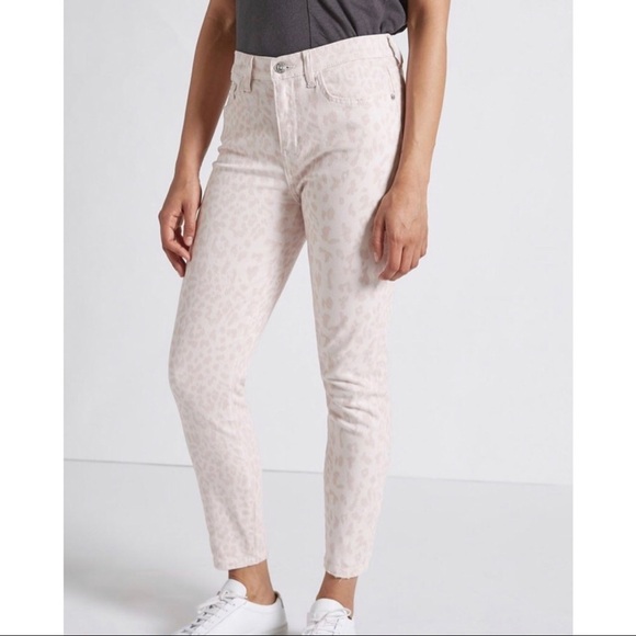 Current/Elliot | NWT Women’s High Waist Stiletto Leopard Jeans Size 25 - Picture 2 of 6